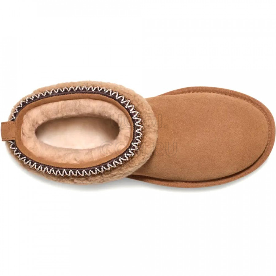 Женские UGG Ultra Mini Lack Maxi Curly Boot Chestnut