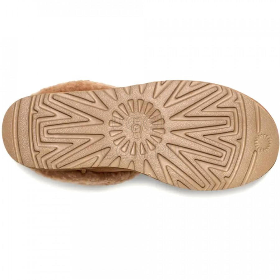 Женские UGG Ultra Mini Lack Maxi Curly Boot Chestnut