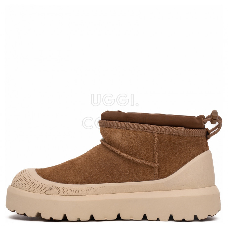 Женские UGG Ultra Mini Hybrid Chestnut / Whitecap