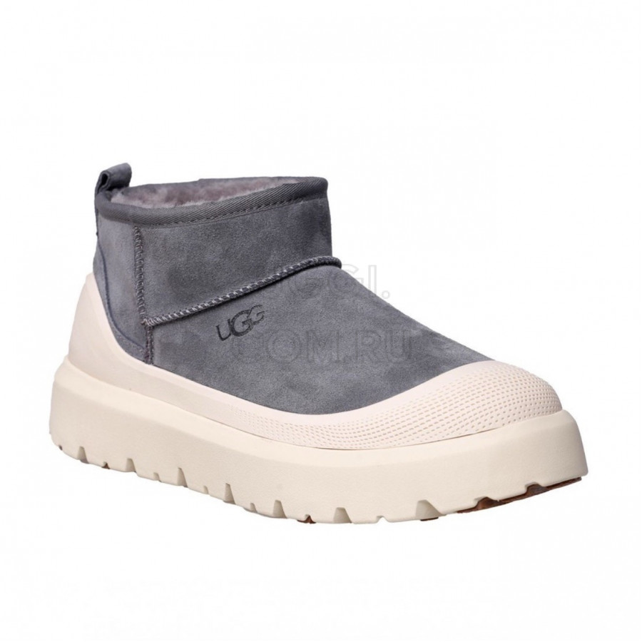 Женские UGG Ultra Mini Hybrid Grey / Whitecap