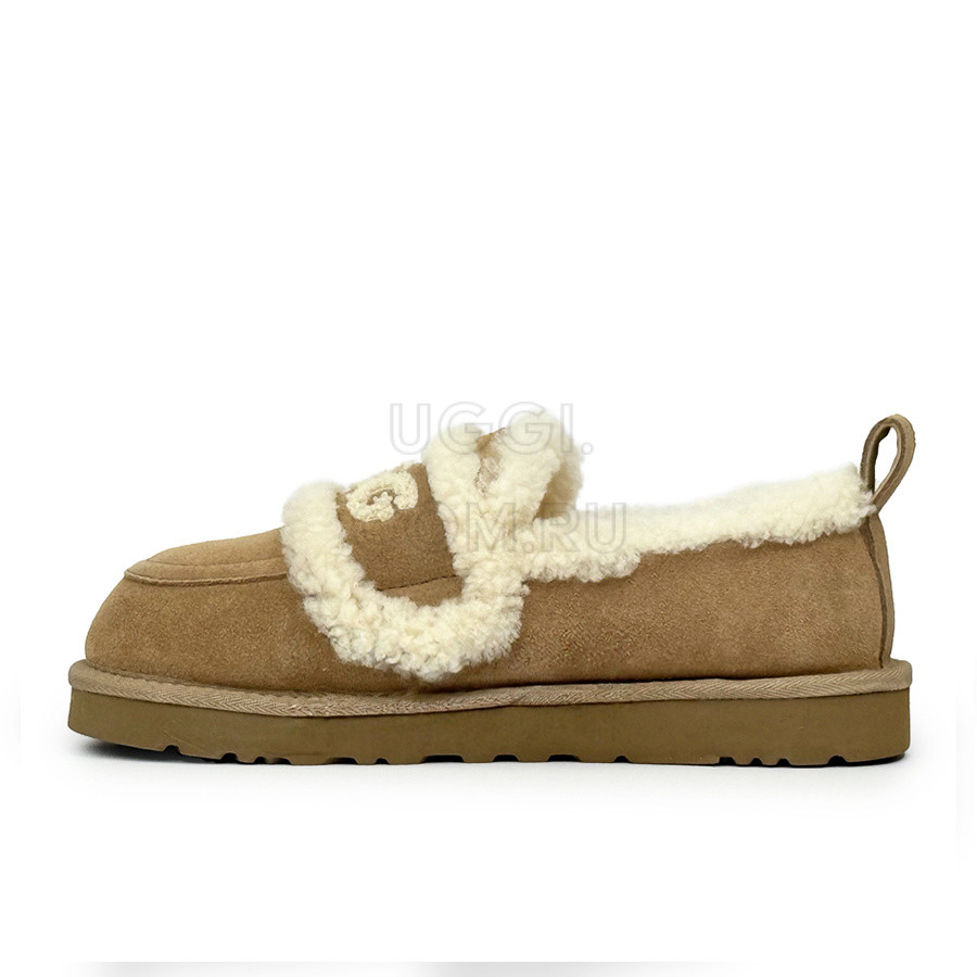 Женские UGG Classic Fat Ding Slip On Sand