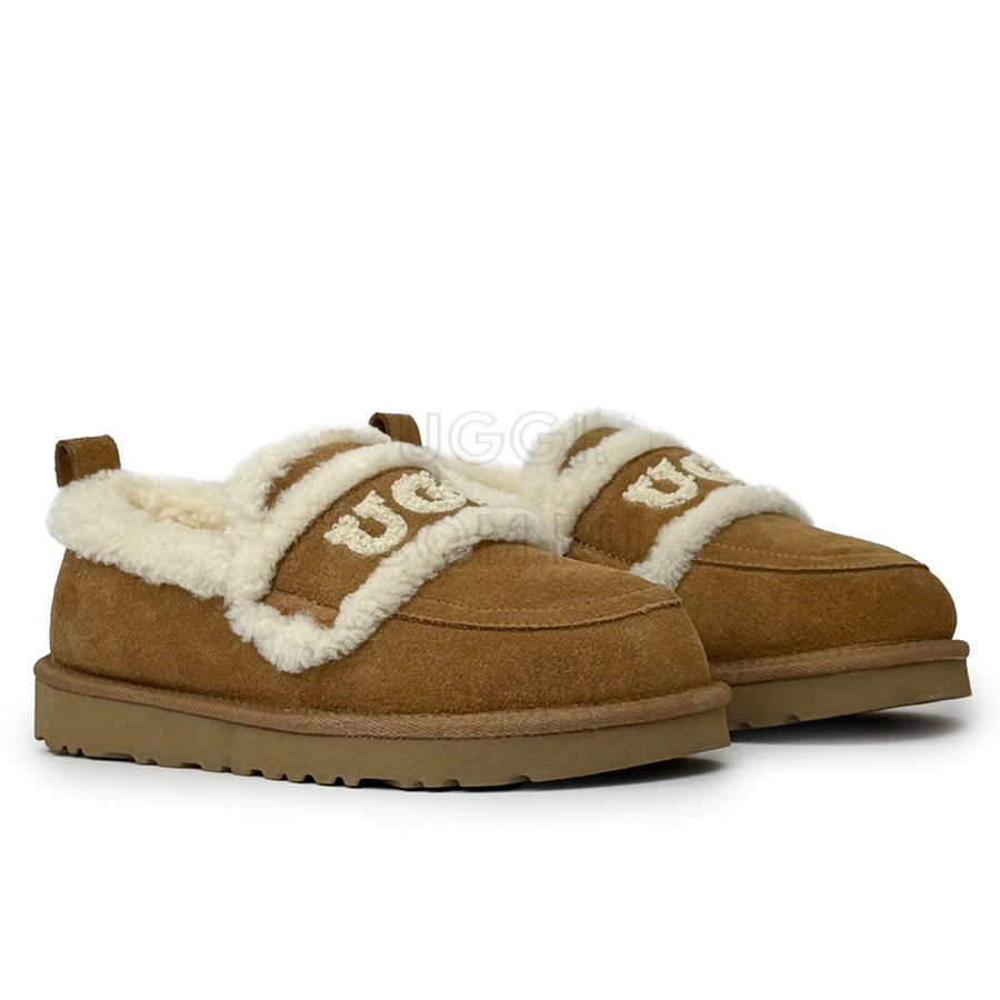 Женские UGG Classic Fat Ding Slip On Chestnut