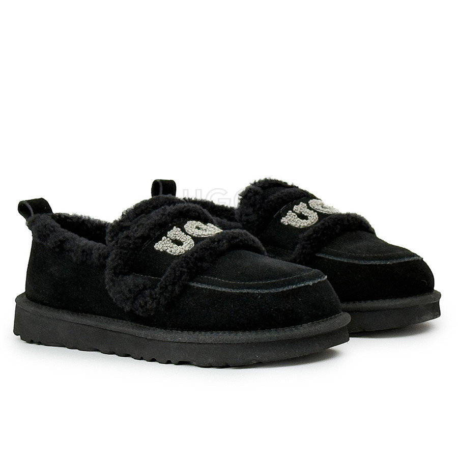Женские UGG Classic Fat Ding Slip On Black