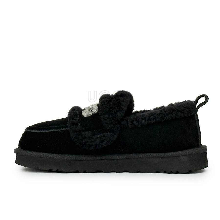 Женские UGG Classic Fat Ding Slip On Black