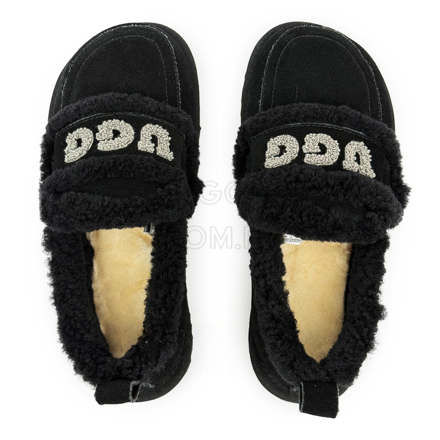 Женские UGG Classic Fat Ding Slip On Black