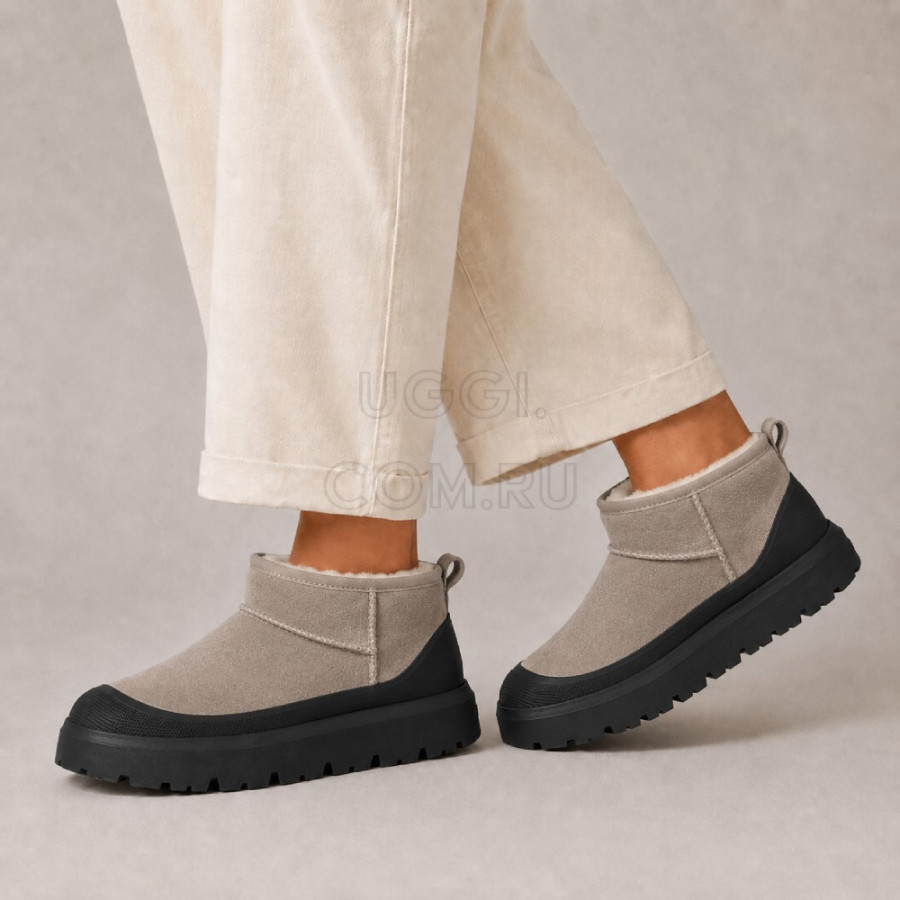 Женские UGG Ultra Mini Hybrid Smoke Plume / Black