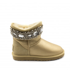 UGG Jimmy Choo Crystals Soft Gold