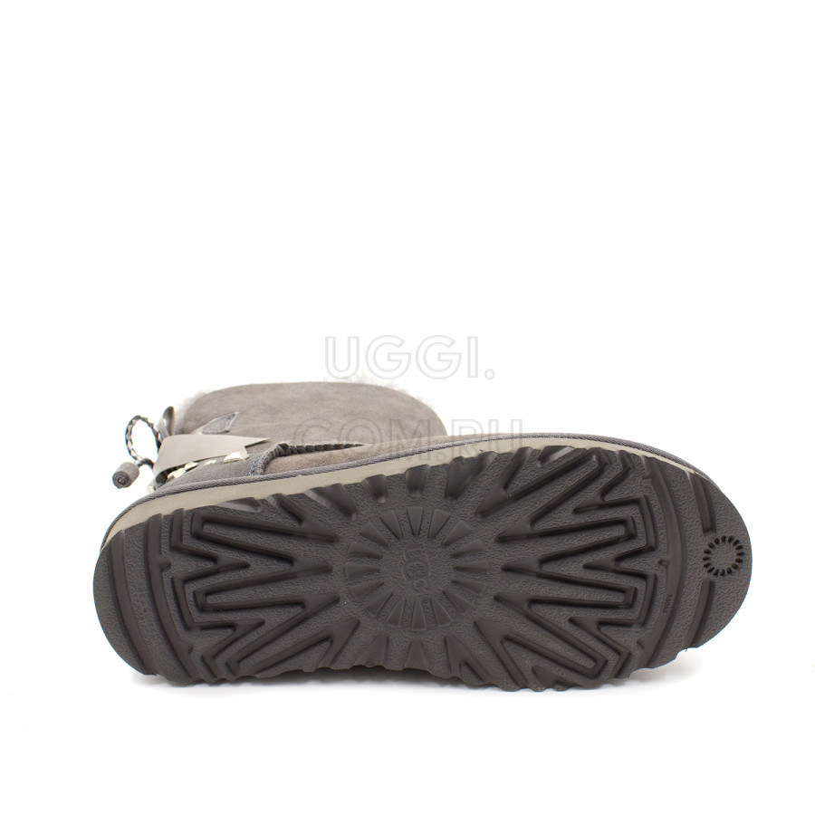 Женские UGG Mini Bailey Bow Braid Grey