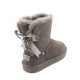 Женские UGG Mini Bailey Bow Braid Grey