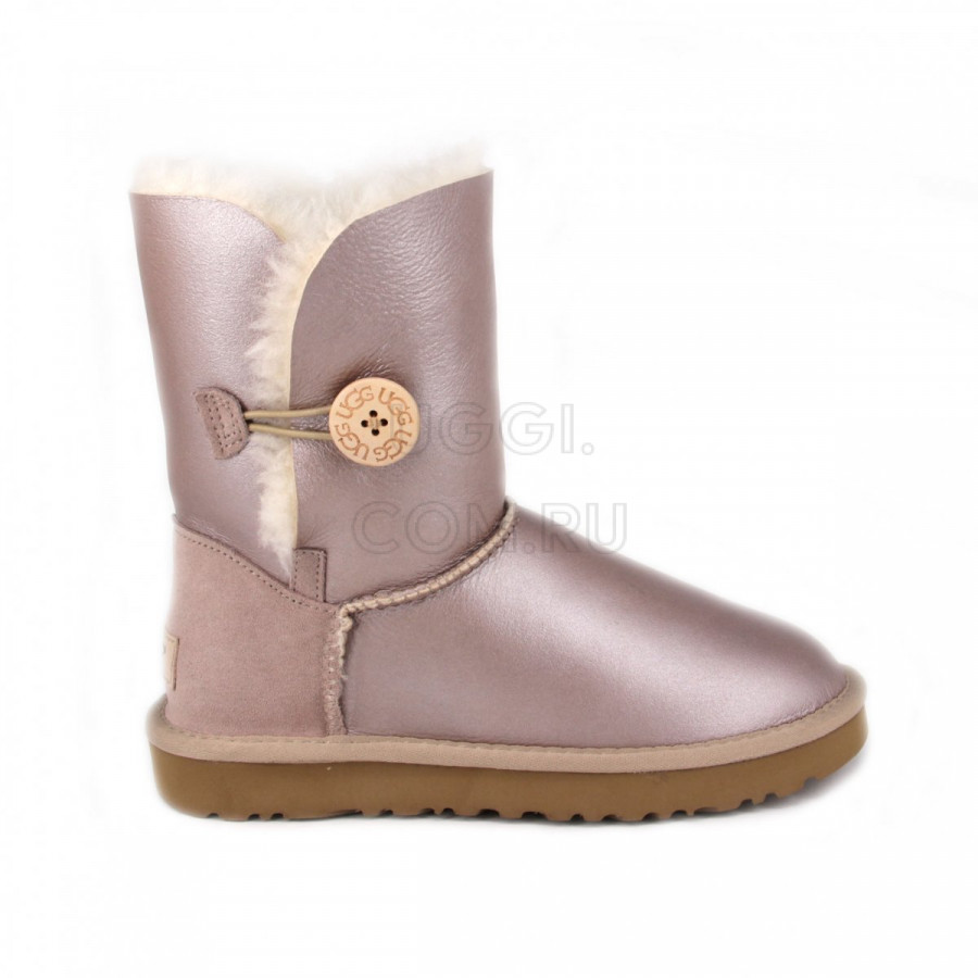Женские UGG Bailey Button Metallic Pearl