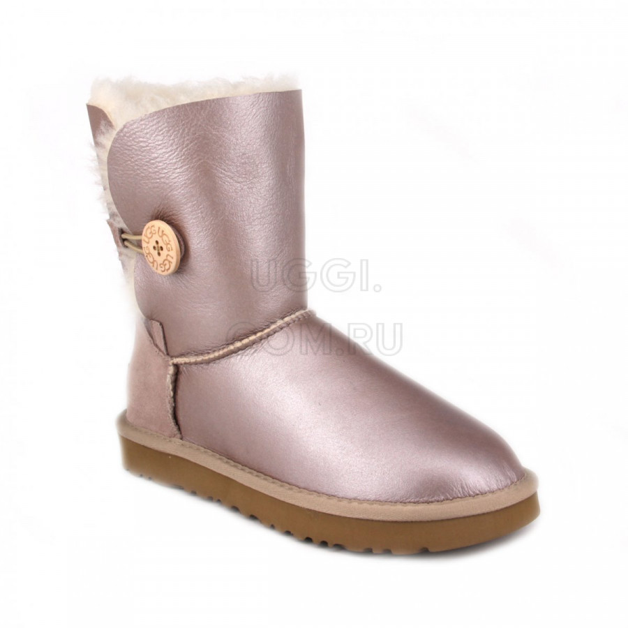 Женские UGG Bailey Button Metallic Pearl