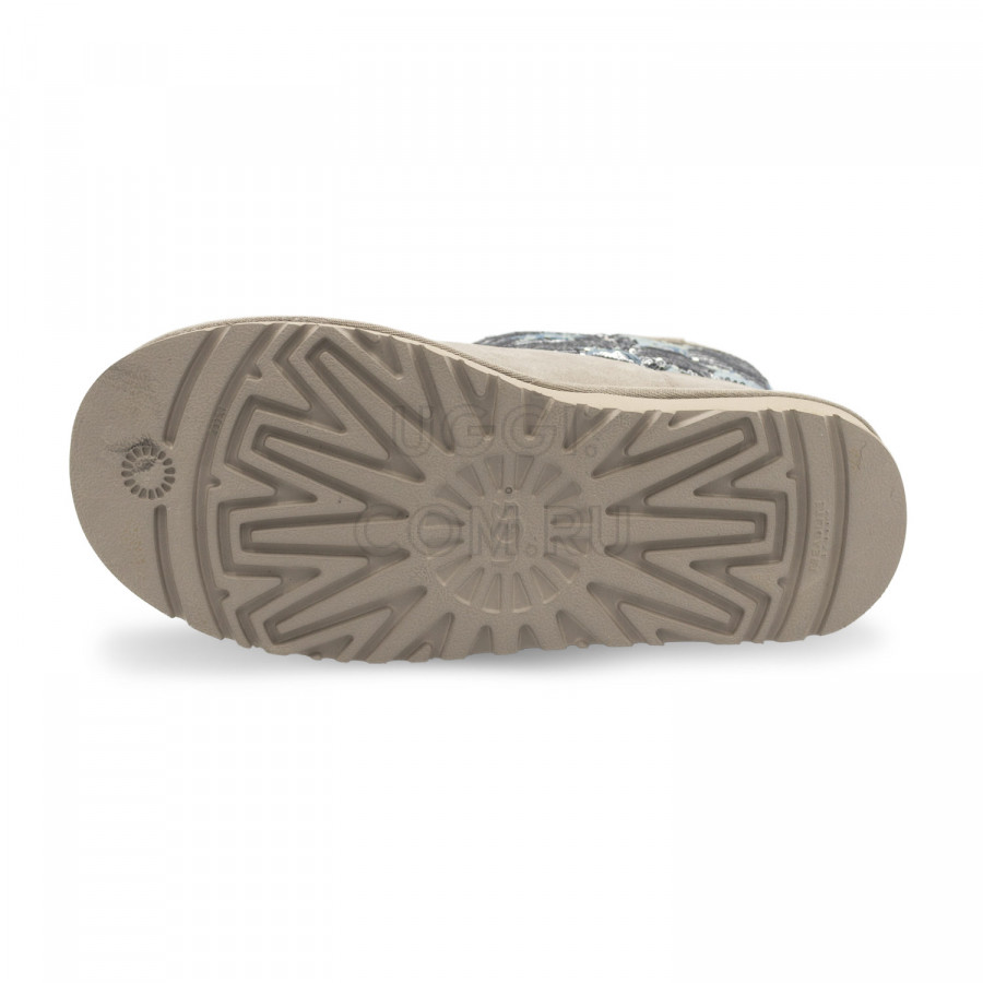 Женские UGG Mini Shabby Star Grey
