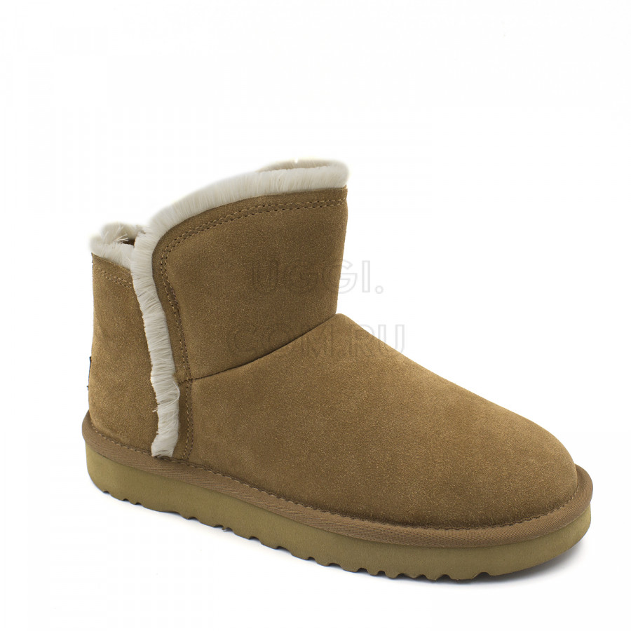 Женские UGG Classic Mini Fluff High-Low Chestnut