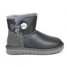 UGG Mini Bailey Bling Metallic Grey