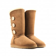 UGG Bailey Button Triplet II Chestnut
