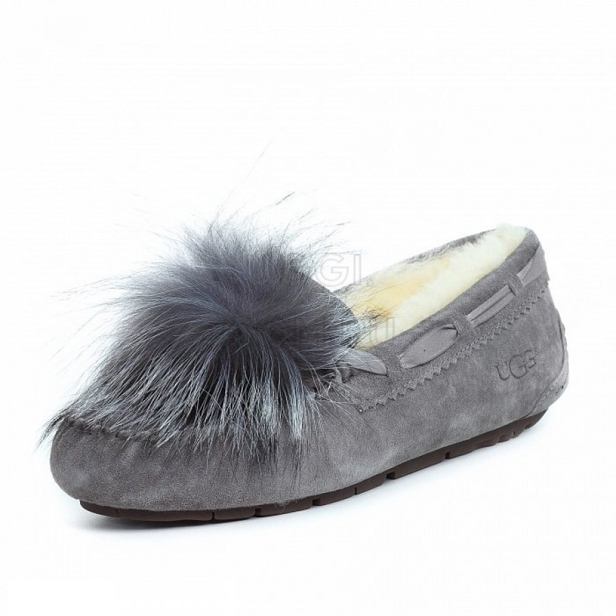 Женские UGG Dakota Pom Pom Grey