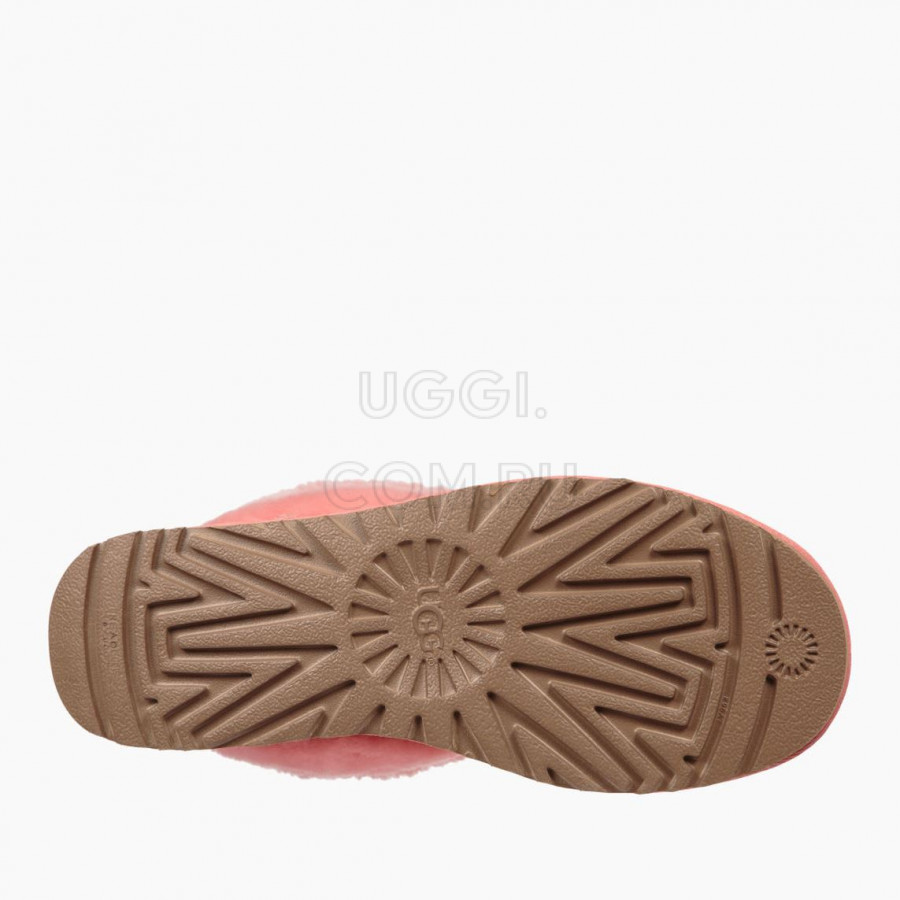 Женские UGG Classic Mini Fluff Quilted Boot Rose