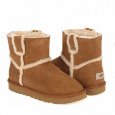 UGG Classic Mini Spill Seam Boot Chestnut
