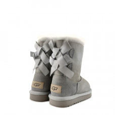UGG Kids Bailey Bow II Grey Violet