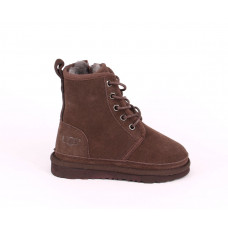 UGG Kids Harkley Boots Chocolate