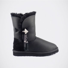 UGG Bailey Button Lilou Metallic Black