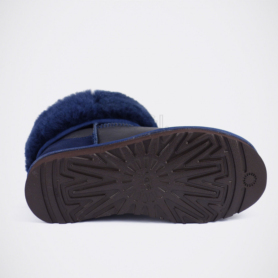 Женские UGG Classic Short Metallic Navy