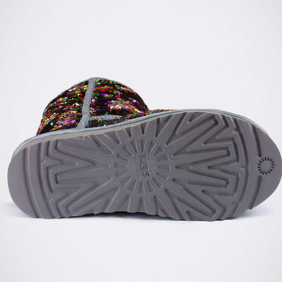Женские UGG Classic Short Sparkles Camo Grey