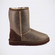 UGG Mens Classic Short Bomber Chocolate