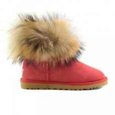 UGG Mini Fox Fur Red