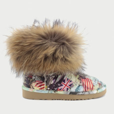 UGG Jimmy Choo Mini Travel Fox Orange