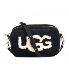 UGG Janey Sheepskin Crossbody Black