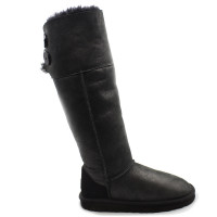 UGG Over The Knee Bailey Button II Bomber Black