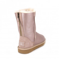 UGG Classic Short Zip Metallic Pearl
