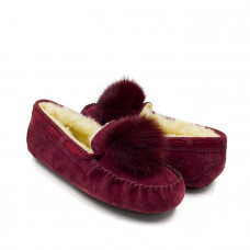 UGG Dakota Pom Pom Red Wine