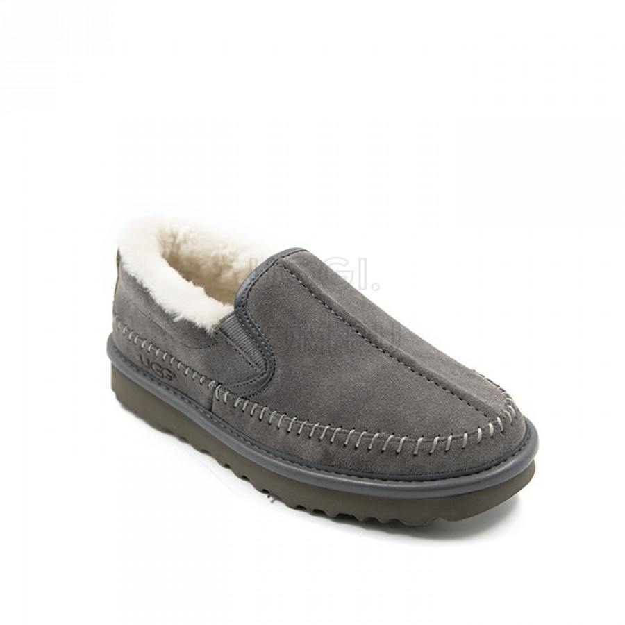 Мужские UGG Mens Stitch Slip Grey
