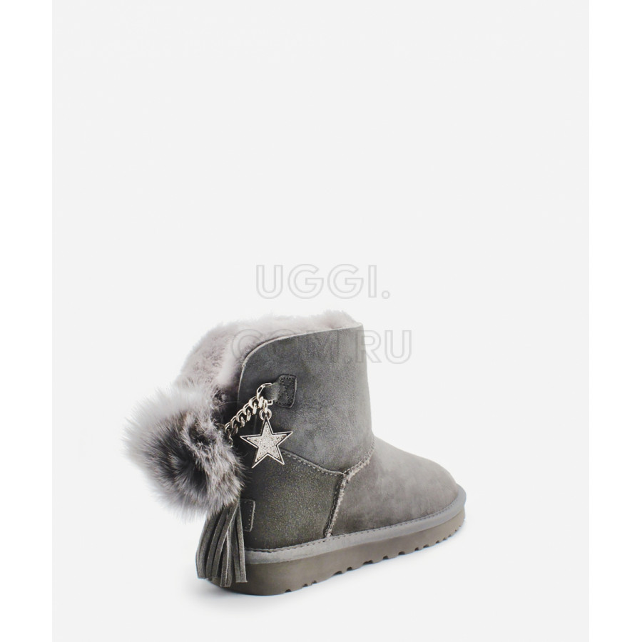 Женские UGG Classic Mini Charm Grey