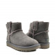 Женские UGG Classic Mini Spill Seam Boot Grey
