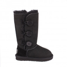 UGG Kids Bailey Button II Triplet Black