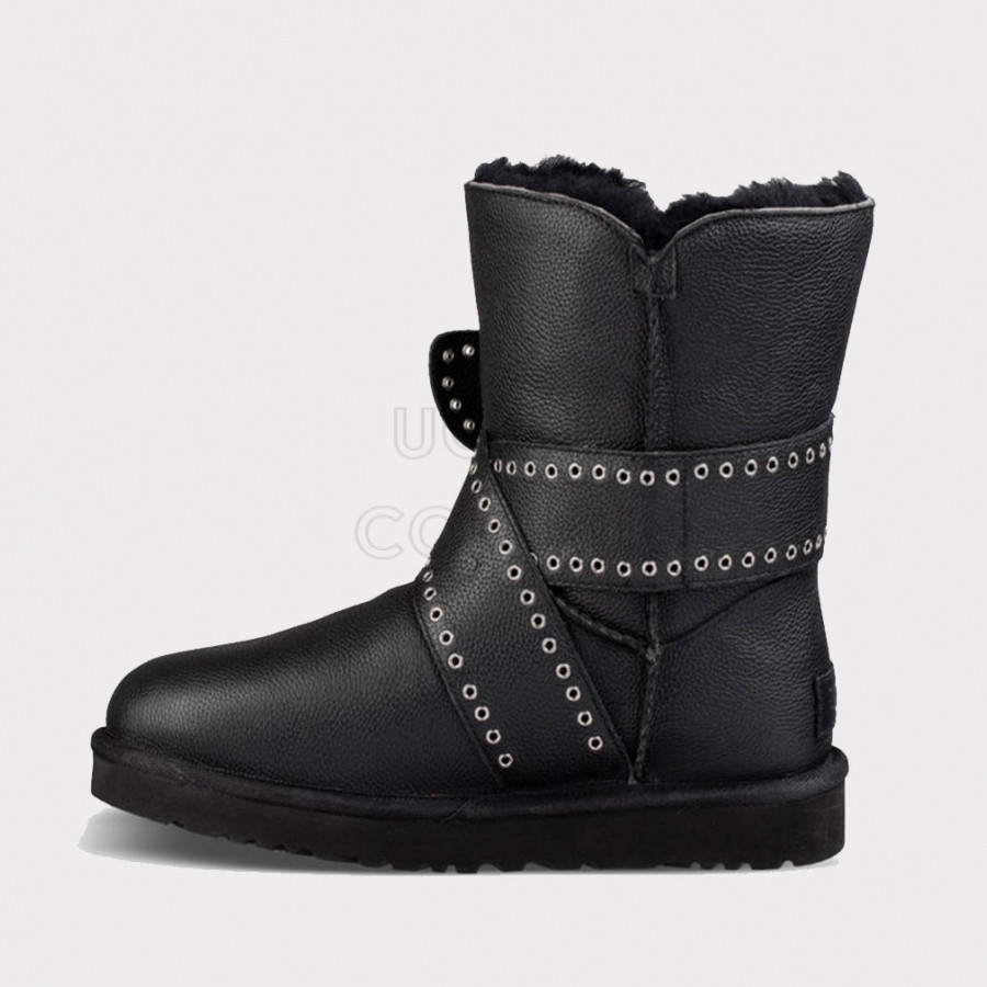 Женские UGG Mabel Leather Black