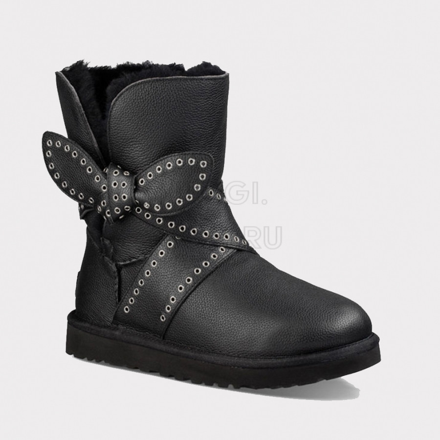 Женские UGG Mabel Leather Black