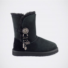 UGG Bailey Button Azalea Black