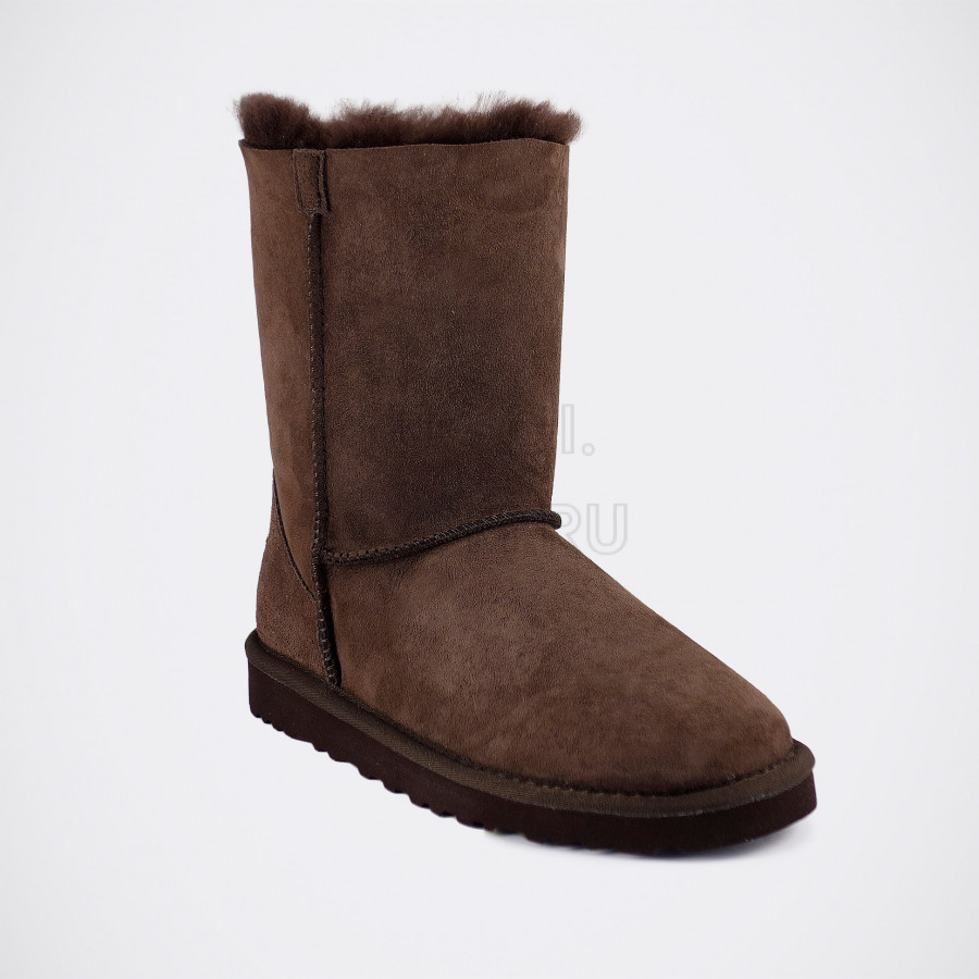 Женские UGG Classic Short Zip Chocolate