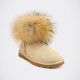 Женские UGG Mini Fox Fur Sand