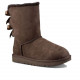 Женские UGG Bailey Bow II Chocolate