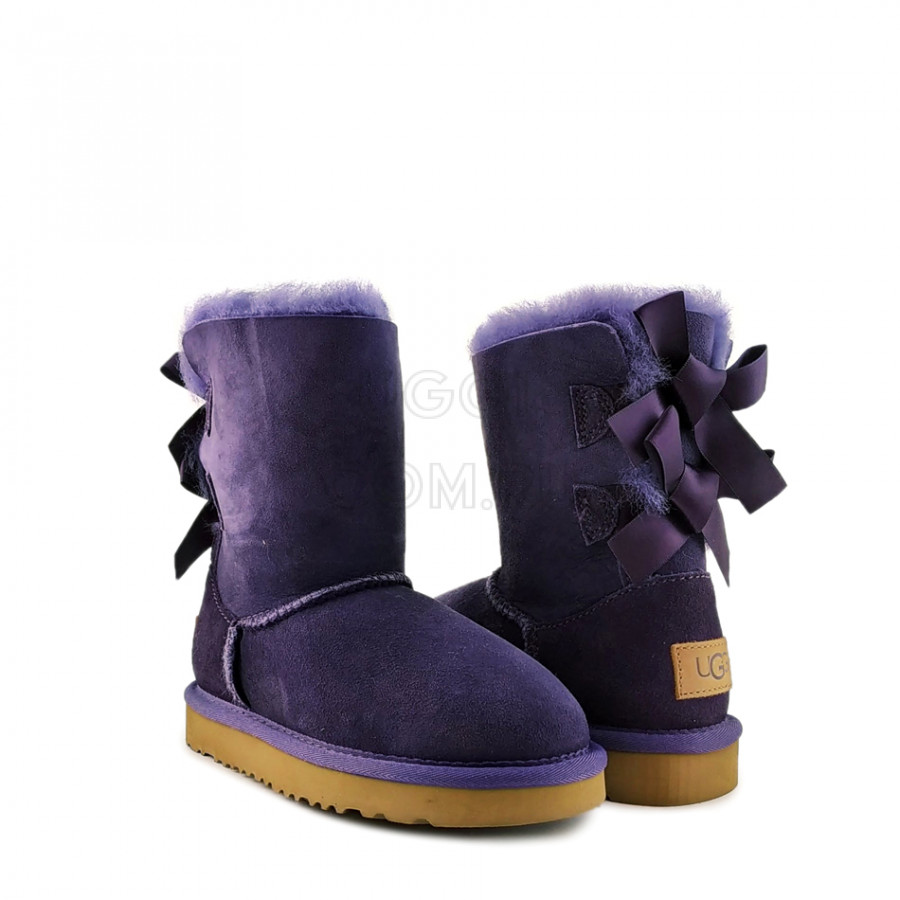 Детские UGG Kids Bailey Bow II Purple