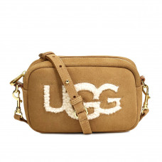 UGG Janey Sheepskin Crossbody Chestnut