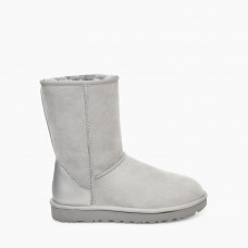 UGG Classic Short II Metallic Grey Violet