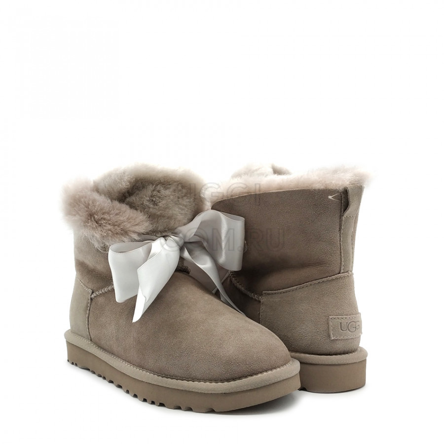 Женские UGG Gita Bow Mini Boot Seal