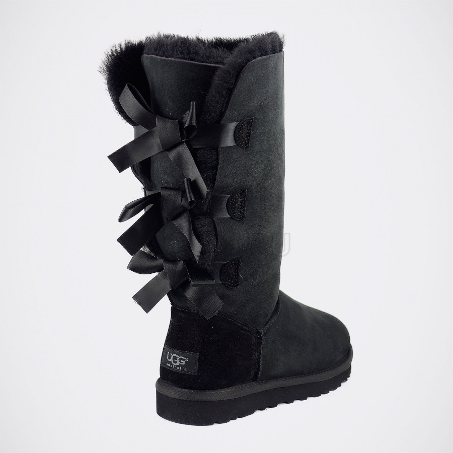 Женские UGG Bailey Bow Tall Black