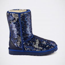 UGG Classic Short Sparkles Camo Navy